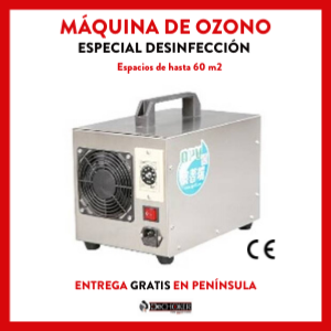 IMD - Máquina de Ozono Portátil | Máquina Profesional Purificadora de Aire e Indicada para la Desinfección | Generadora de Ozono 5.000 mg/h para la Desinfección de Hasta 60 m2