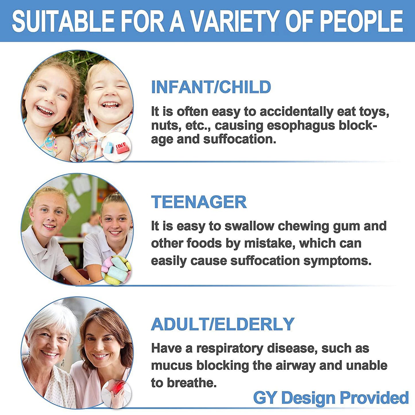 ACD Chokevac Advanced - Dispositivo Antiatragantamiento Avanzado, Kit de Botiquín de Primeros para Niño y Adulto Antiatragantamiento original premium.