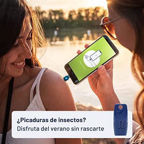 Android y Iphone HEAT IT - Dispositivo para picaduras de insectos con tu smartphone - Alivio sin químicos del picor y dolor con calor concentrado - para Android (USB-C) y Apple iPhone.